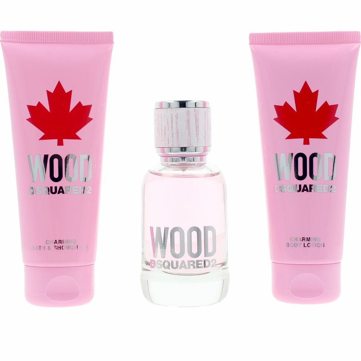 Parfumset voor Dames Dsquared2 WOOD POUR FEMME 3 Onderdelen