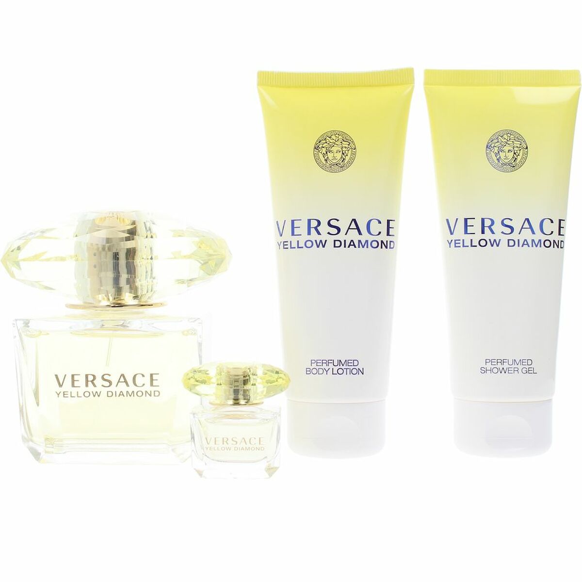 Parfumset voor Dames Versace YELLOW DIAMOND 3 Onderdelen