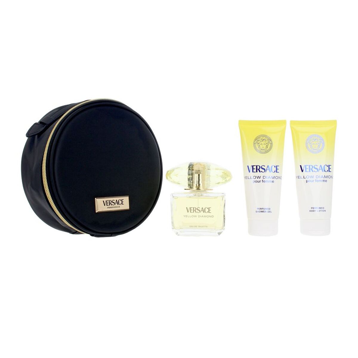 Parfumset voor Dames Versace YELLOW DIAMOND 4 Onderdelen