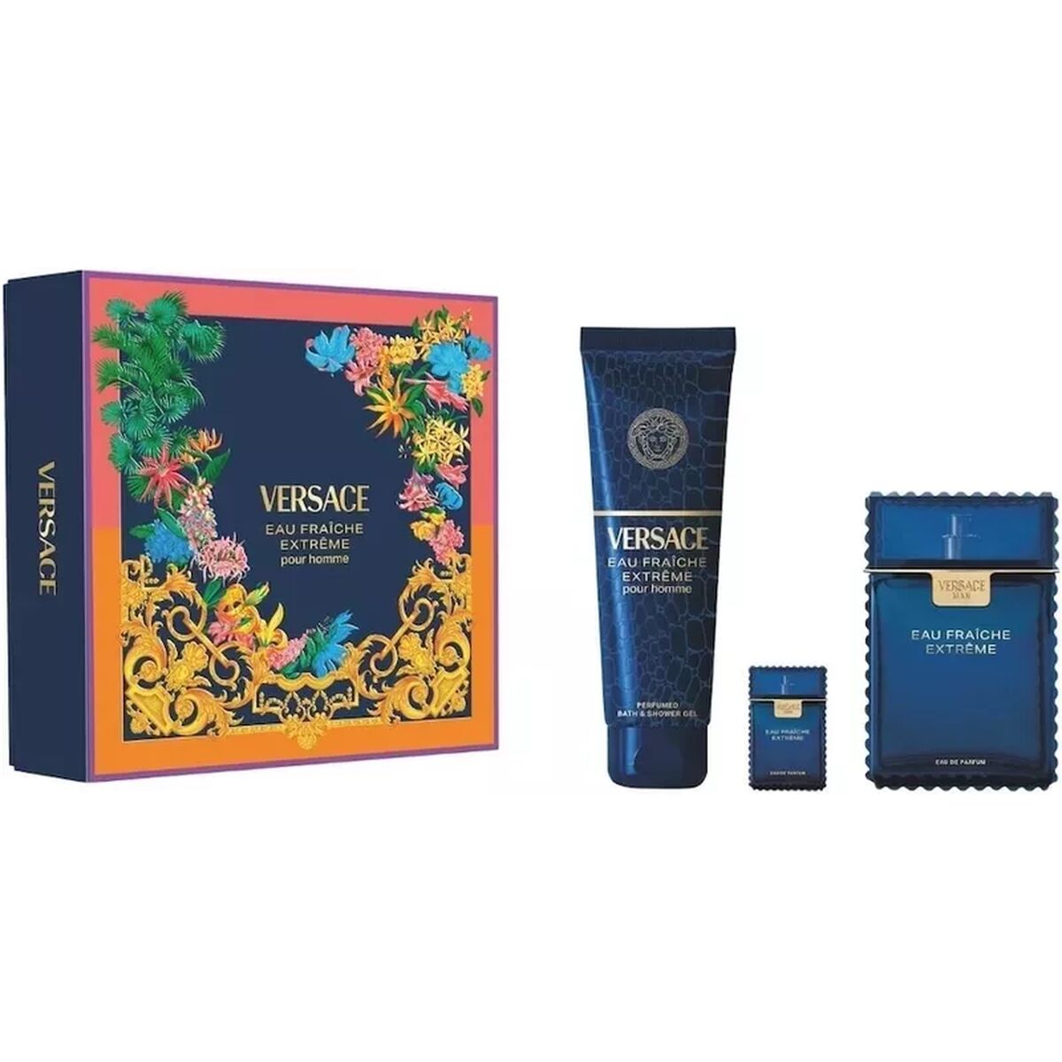 Parfumset voor Heren Versace EAU FRAÎCHE EXTREME 3 Onderdelen - Schoonheid, Parfums en geuren - Versace