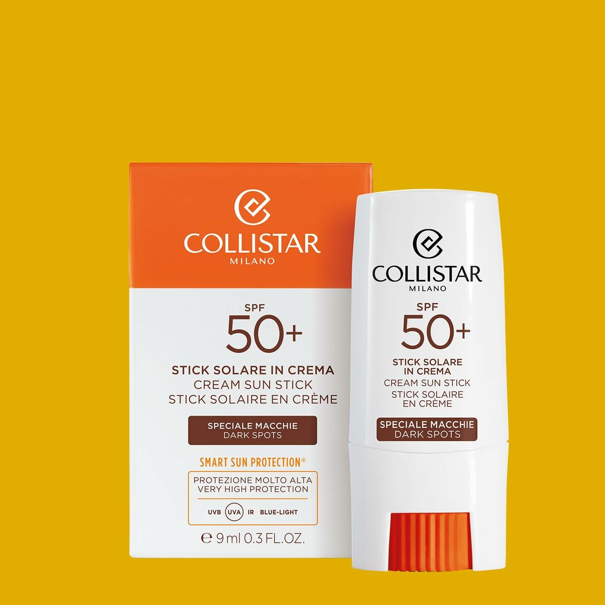 Gezichtszonnecrème Collistar PERFECT TANNING Spf 50 Spf 50+ 9 ml Anti - vlek - Schoonheid, Huidverzorging - Collistar