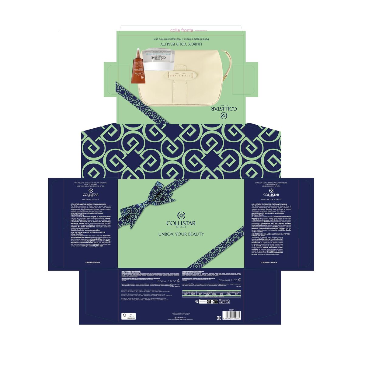 Cosmeticaset voor Dames Collistar ATTIVI PURI 3 Onderdelen