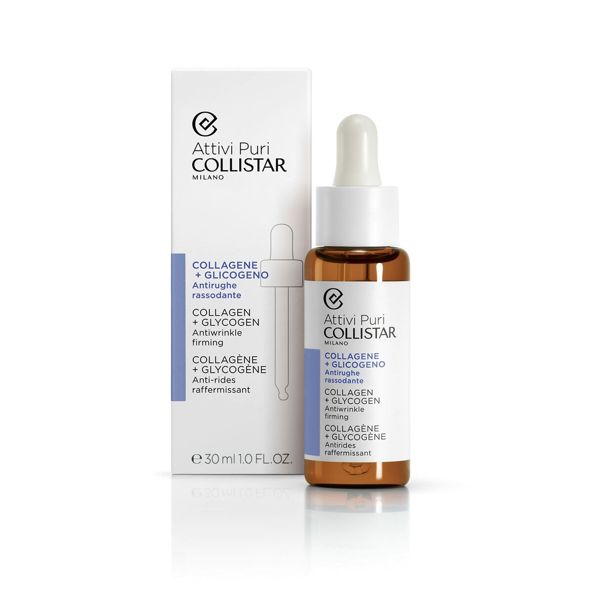 Gezichtsserum Collistar Attivi Puri 30 ml Verstevigende Anti - Rimpel Collageen - Schoonheid, Huidverzorging - Collistar