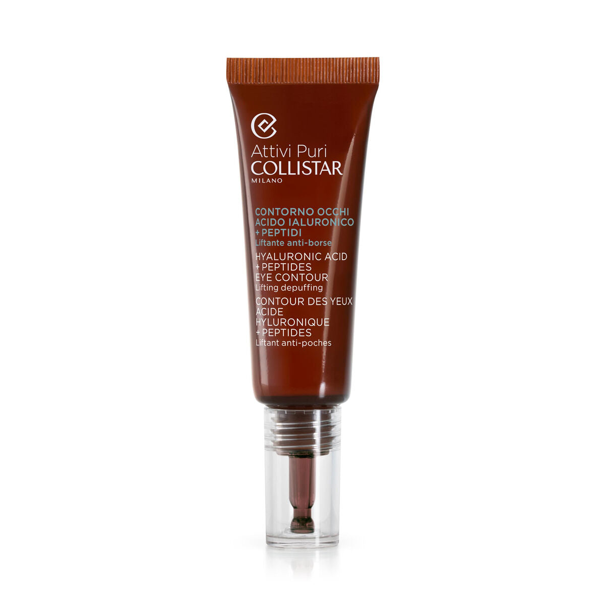 Oogcontourcrème Collistar Attivi Puri 15 ml Hyaluronzuur