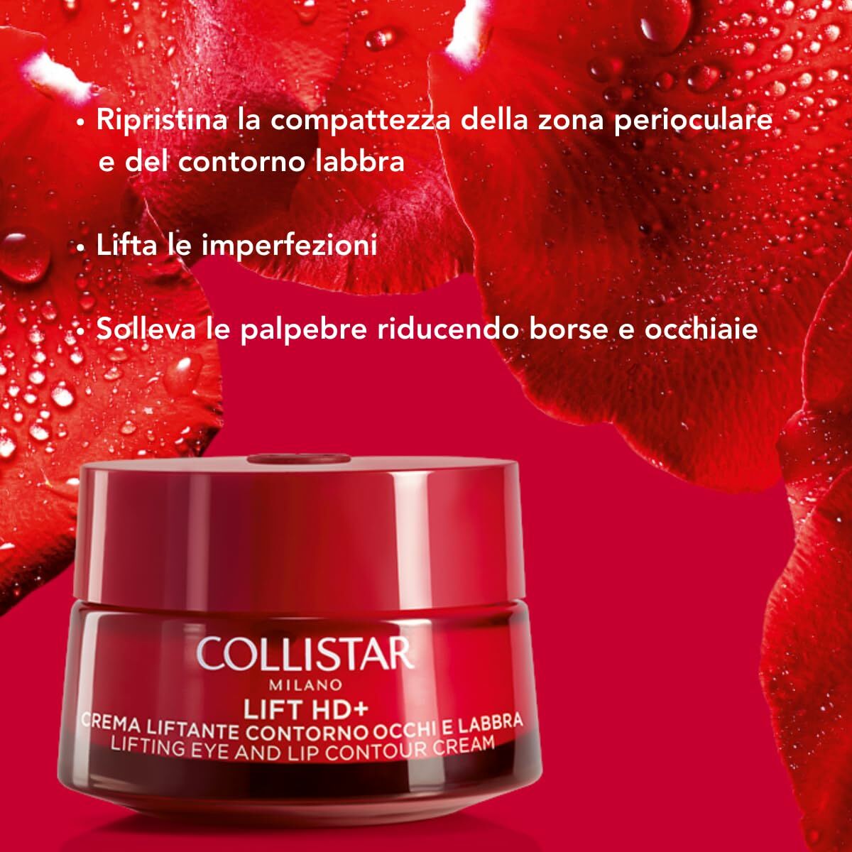 Oogcontourcrème Collistar Lift 15 ml - Schoonheid, Huidverzorging - Collistar