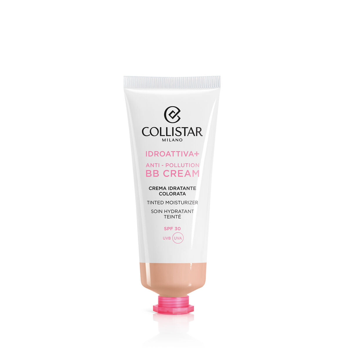 Hydraterende Crème met Kleur Collistar Iddroattiva+ Nº 1 Light Nº 1-Light Spf 30 50 ml Anti-vervuiling