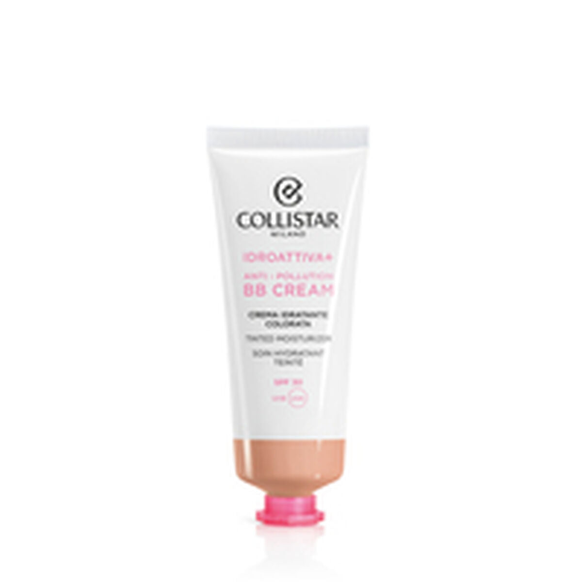Hydraterende Crème met Kleur Collistar Iddroattiva+ Nº 2 Medium Spf 30 50 ml Anti-vervuiling