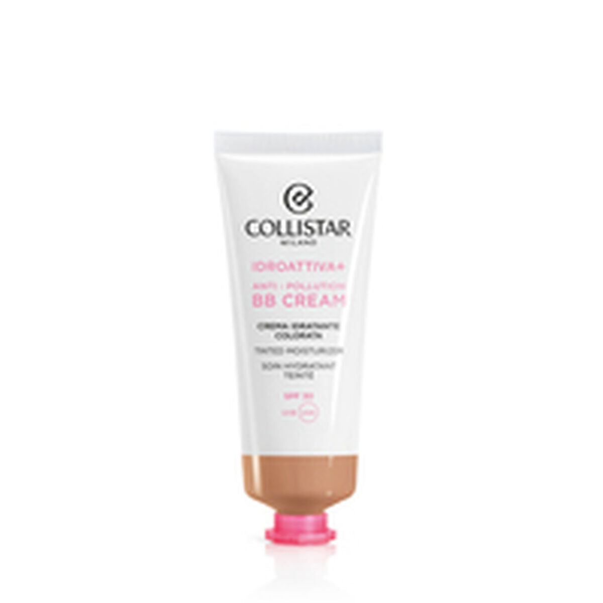 Hydraterende Crème met Kleur Collistar Iddroattiva+ Nº 3 dark Nº 3-Dark Spf 30 50 ml Anti-vervuiling