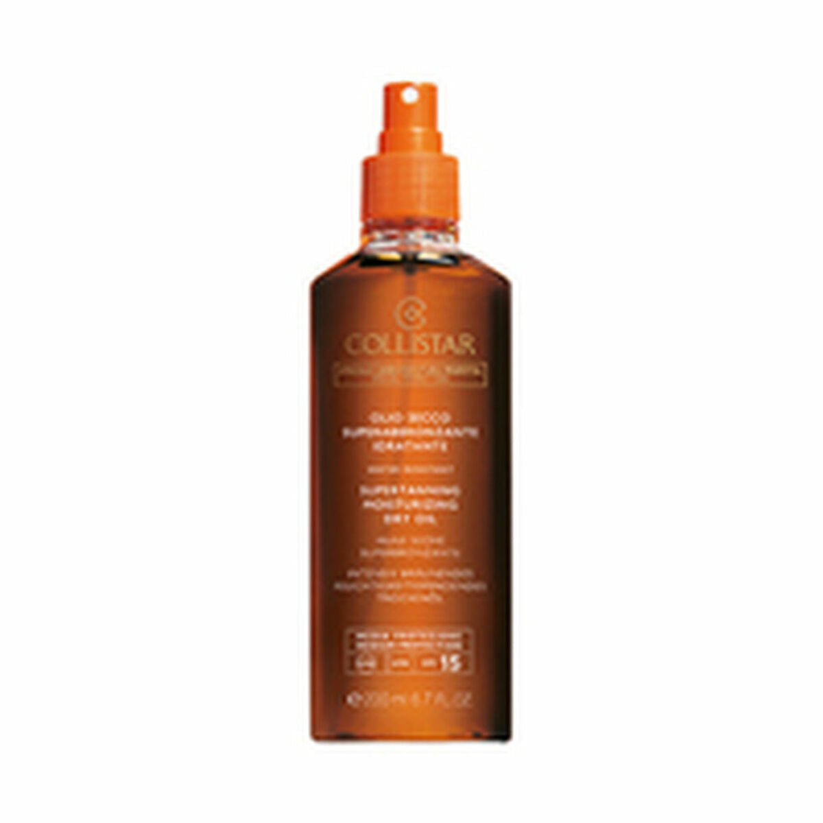 Zelfbruinende Bodylotion Collistar Aceite Seco Spf 15 200 ml - Schoonheid, Huidverzorging - Collistar