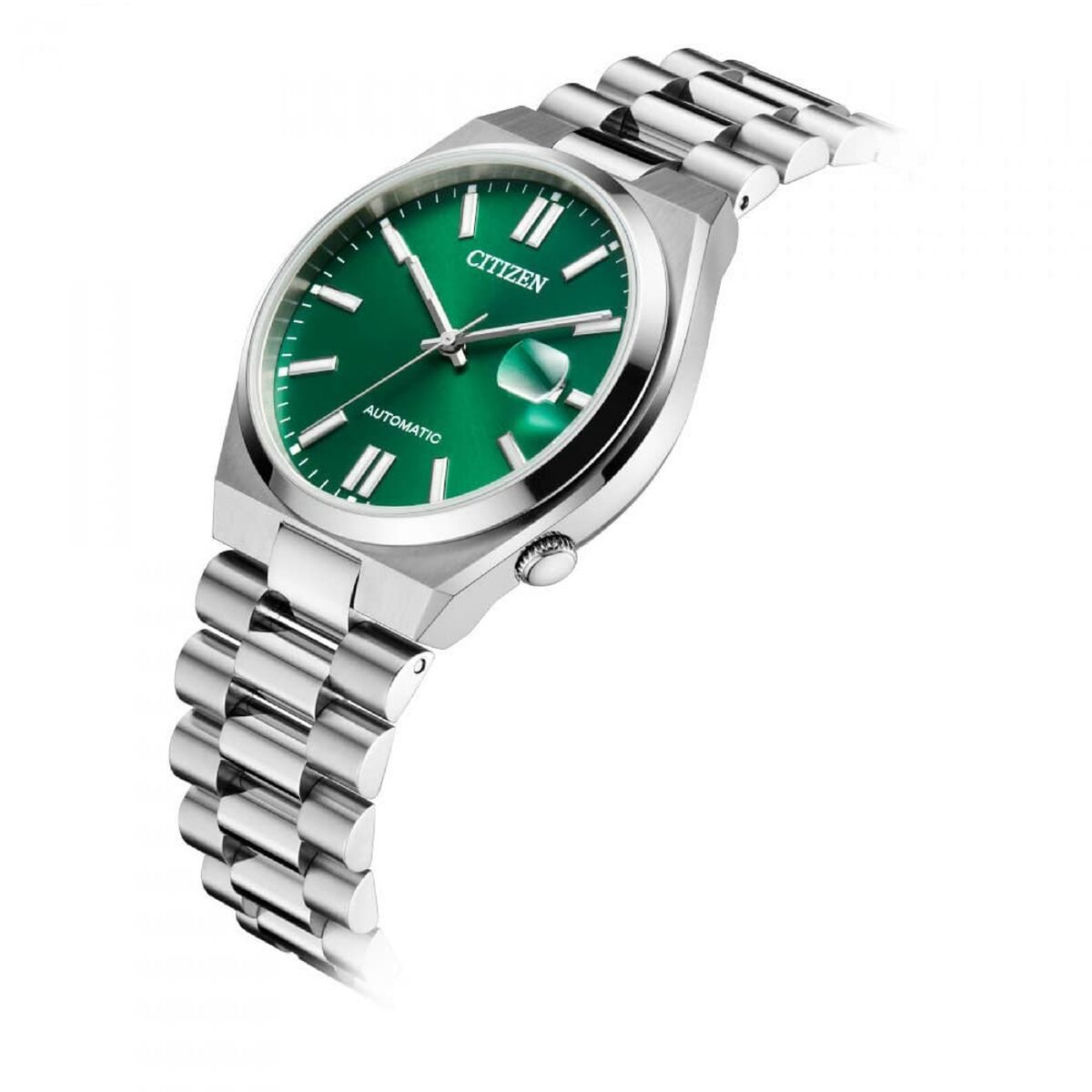 Citizen Tsuyosa Automatic Herenhorloge - Groen/Zilver Ø 40mm - Klokken, Heren - Citizen