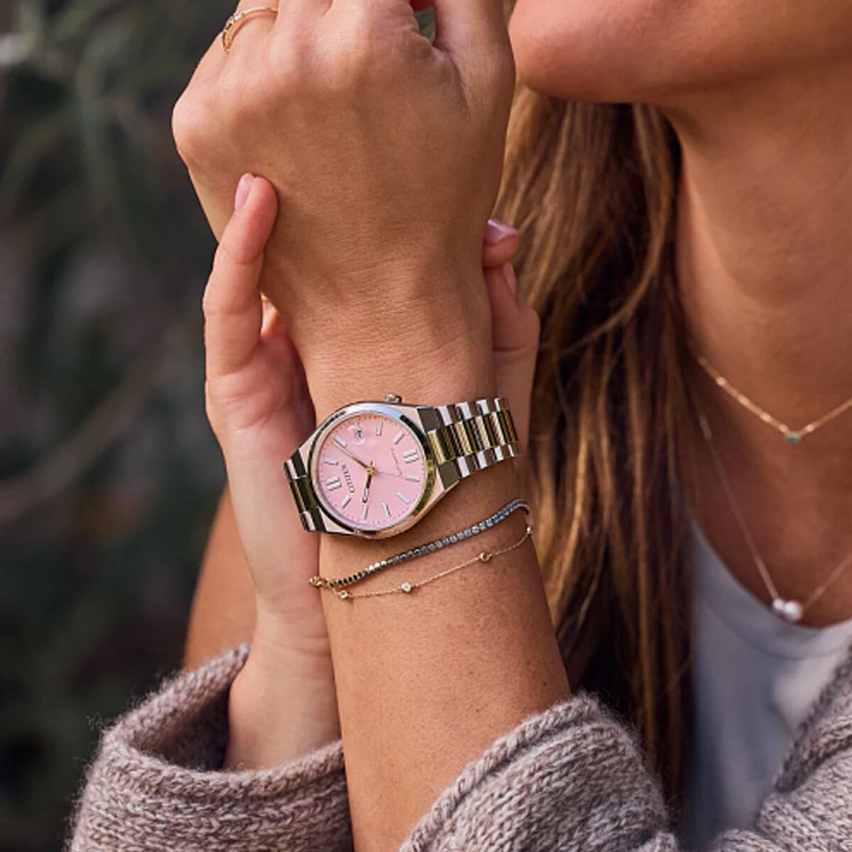 Horloge Uniseks Citizen TSUYOSA Automatic Zilverkleurig (Ø 37 mm)