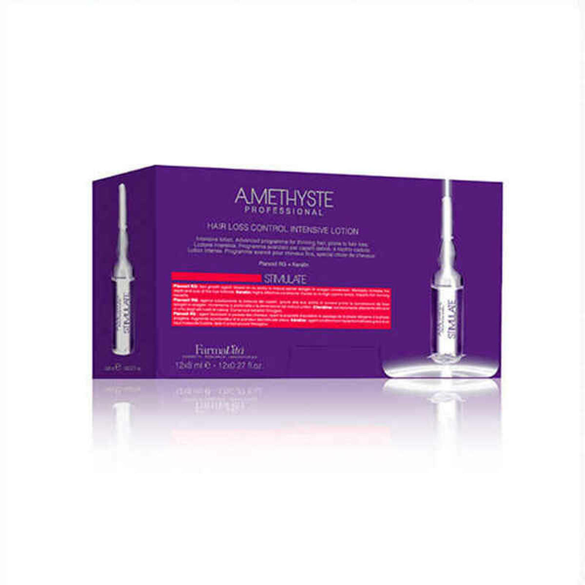 Tonic Farmavita Amethyste Anti Anti - Haarverlies Kuur (12 x 8 ml) - Schoonheid, Haarverzorging - Farmavita