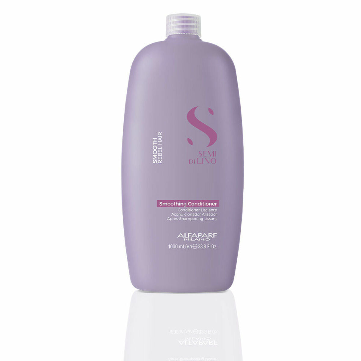 Ontklittende Conditioner Alfaparf Milano Semi Di Lino Smooth 1 L Hydraterend