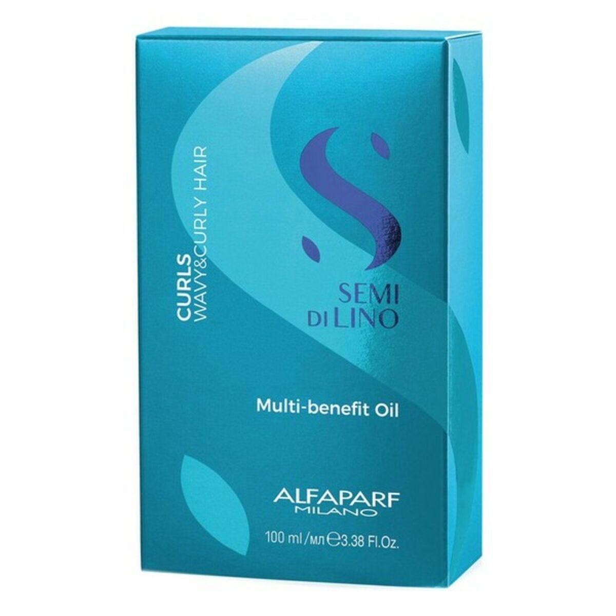 Haarolie Alfaparf Milano Semi Di Lino Curls 100 ml Multifunctioneel