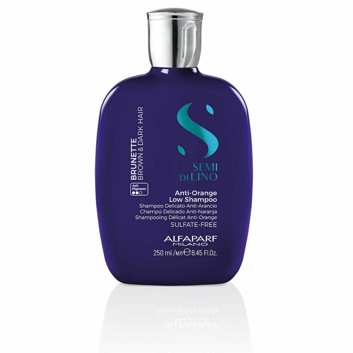 Kleurneutraliserende shampoo Alfaparf Milano Semi Di Lino 250 ml Donker Haar