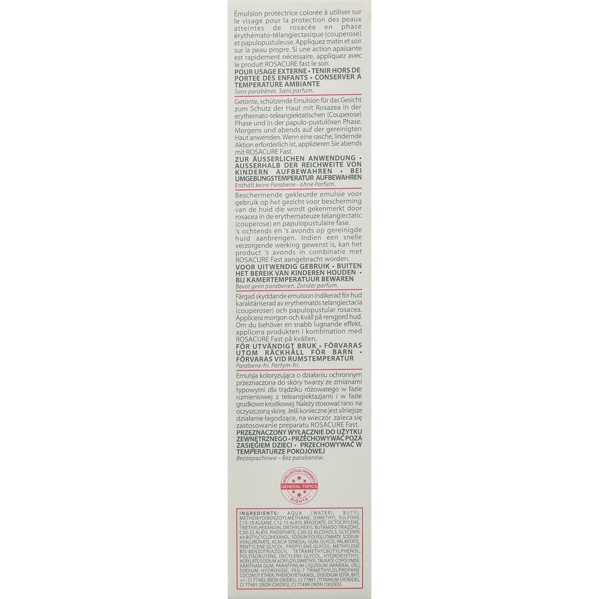 Gezichtscrème Rosacure ROSACURE Spf 30 30 ml