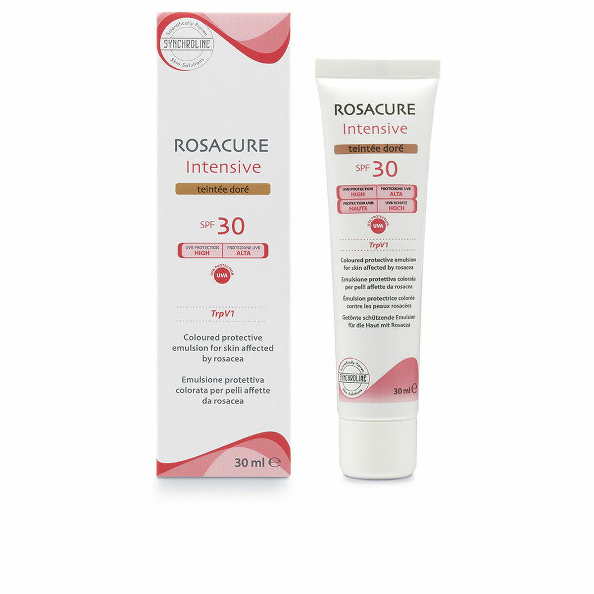 Hydraterende Crème met Kleur Rosacure ROSACURE Spf 30 30 ml Bruin - Schoonheid, Huidverzorging - Rosacure