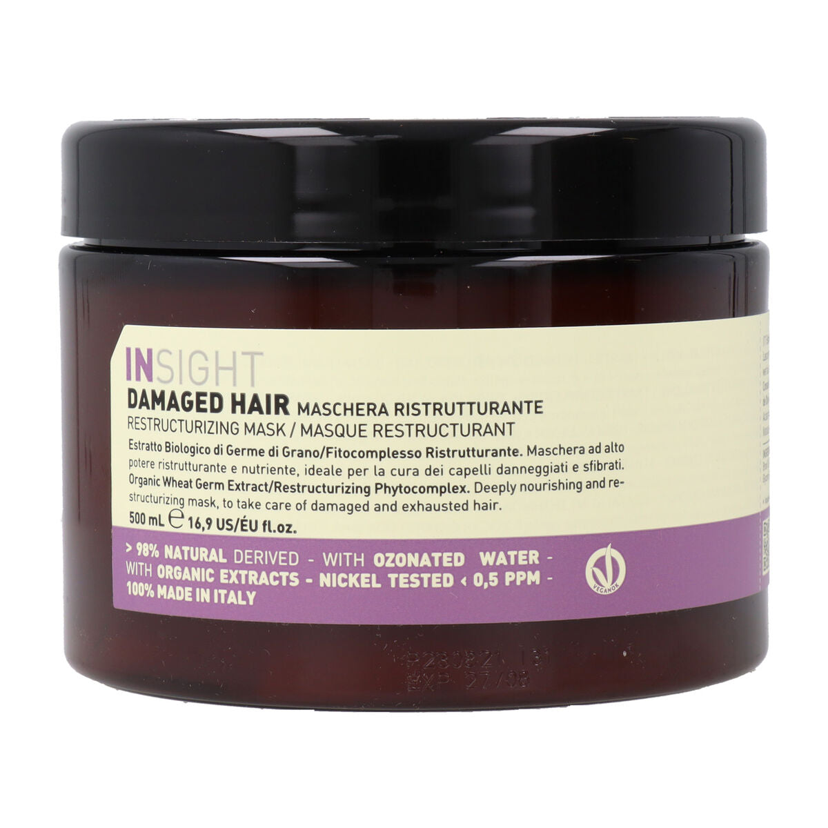 Herstellend Haar Masker Insight Damaged Cabello 500 ml - Schoonheid, Haarverzorging - Insight