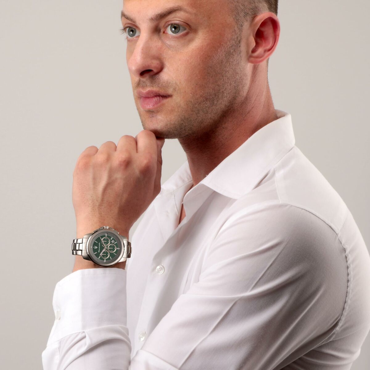 Horloge Heren Maserati R8873621017 Groen (Ø 44 mm)