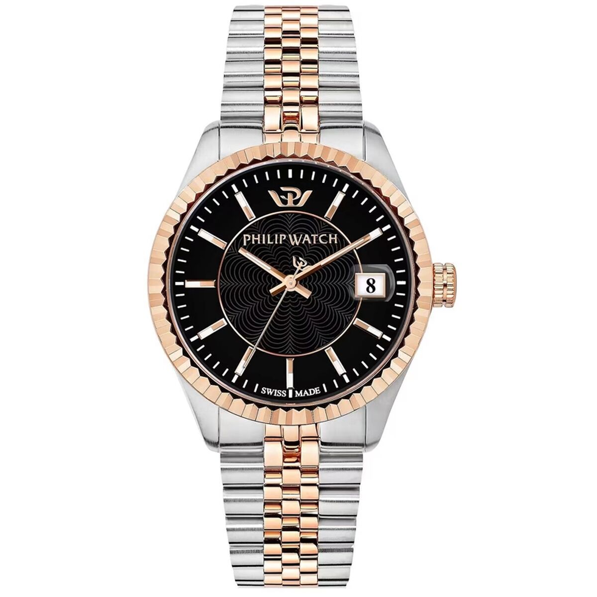 Horloge Heren Philip Watch R8253597085 Zwart Zilverkleurig - Klokken, Heren - Philip Watch