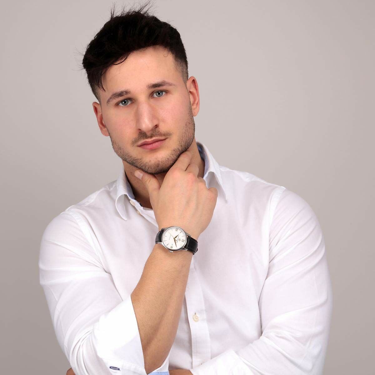 Lucien Rochat Herenhorloge - Automatisch Saffier Zwitsers Luxe - Klokken, Heren - Lucien Rochat