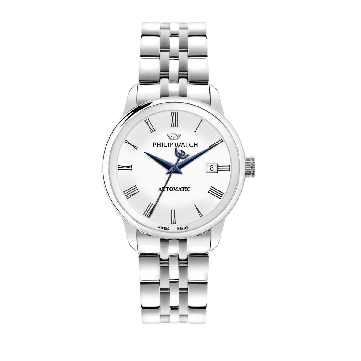 Horloge Heren Philip Watch R8223150006 Wit Zilverkleurig (Ø 40 mm) (Ø 47 mm) - Klokken, Heren - Philip Watch