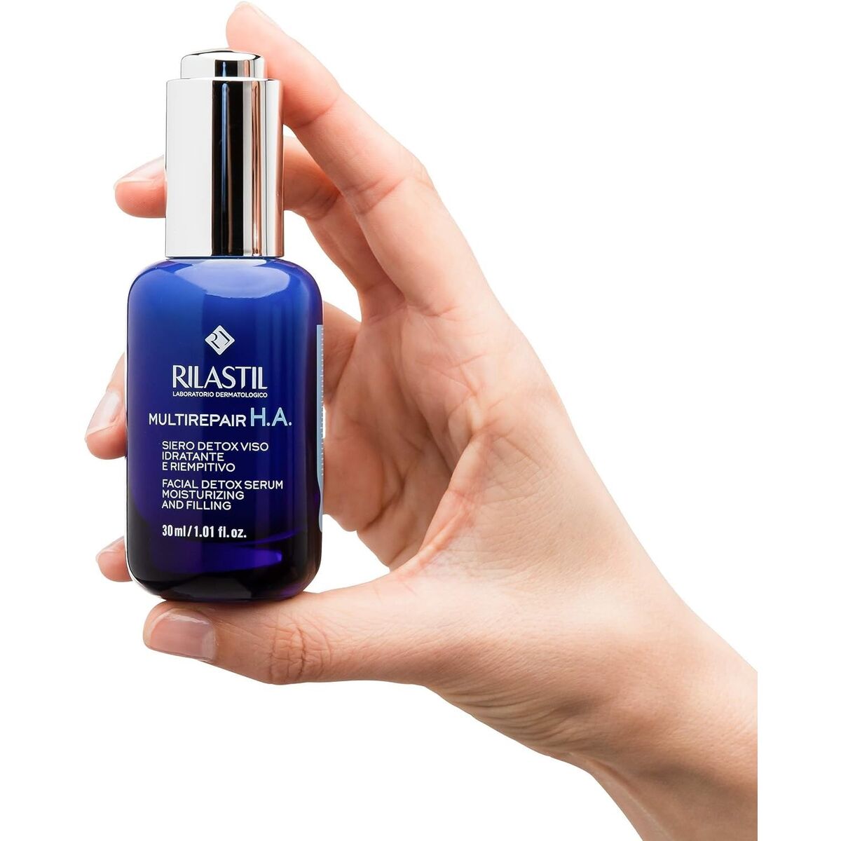 Gezichtsserum met Hyaluronzuur Rilastil Multirepair 30 ml Ontgiftende