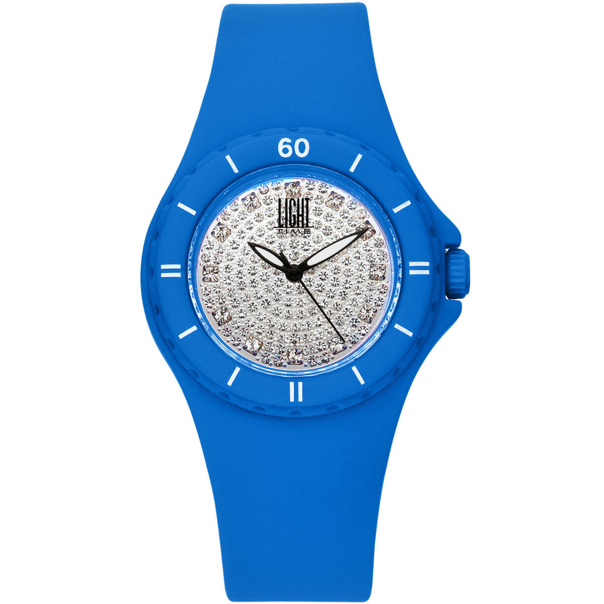 Polshorloge Dames Light Time SILICON STRASS - Klokken, Vrouwen - Light Time
