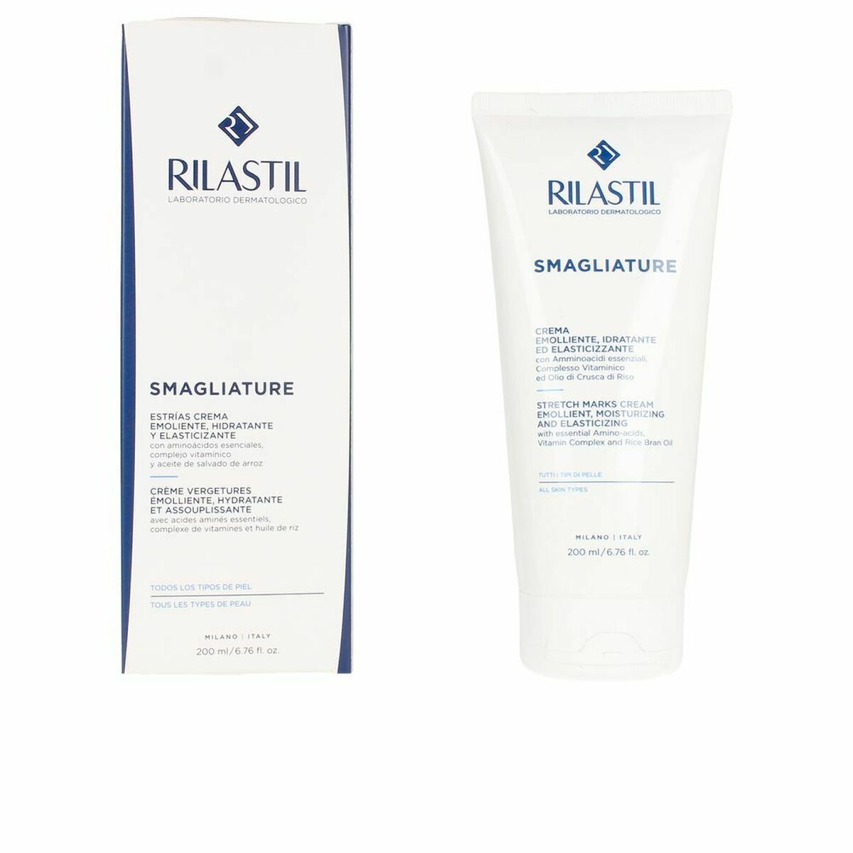 Anti - Striae Crème Rilastil Smagliature 200 ml - Schoonheid, Huidverzorging - Rilastil