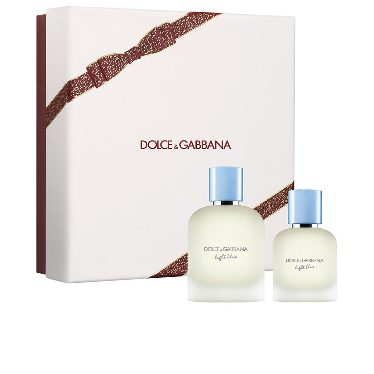 Parfumset voor Heren Dolce & Gabbana LIGHT BLUE POUR HOMME 2 Onderdelen