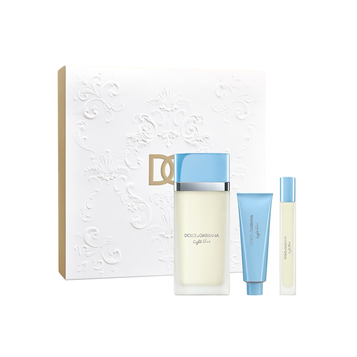 Parfumset voor Dames Dolce & Gabbana LIGHT BLUE POUR FEMME 3 Onderdelen - Schoonheid, Parfums en geuren - Dolce & Gabbana