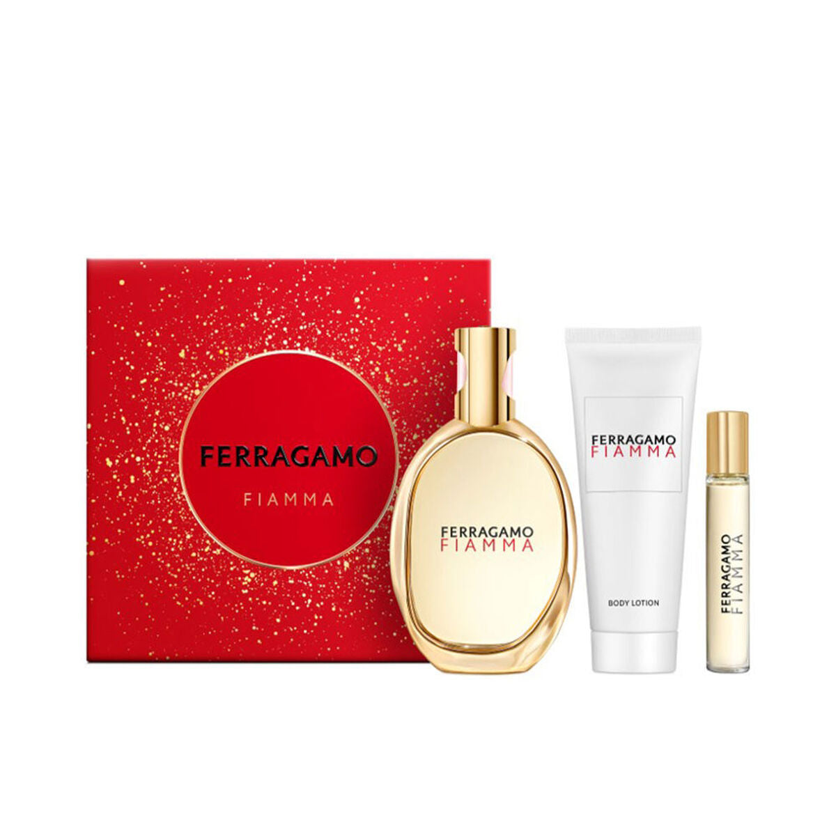 Parfumset voor Dames Salvatore Ferragamo FIAMMA EDP 3 Onderdelen