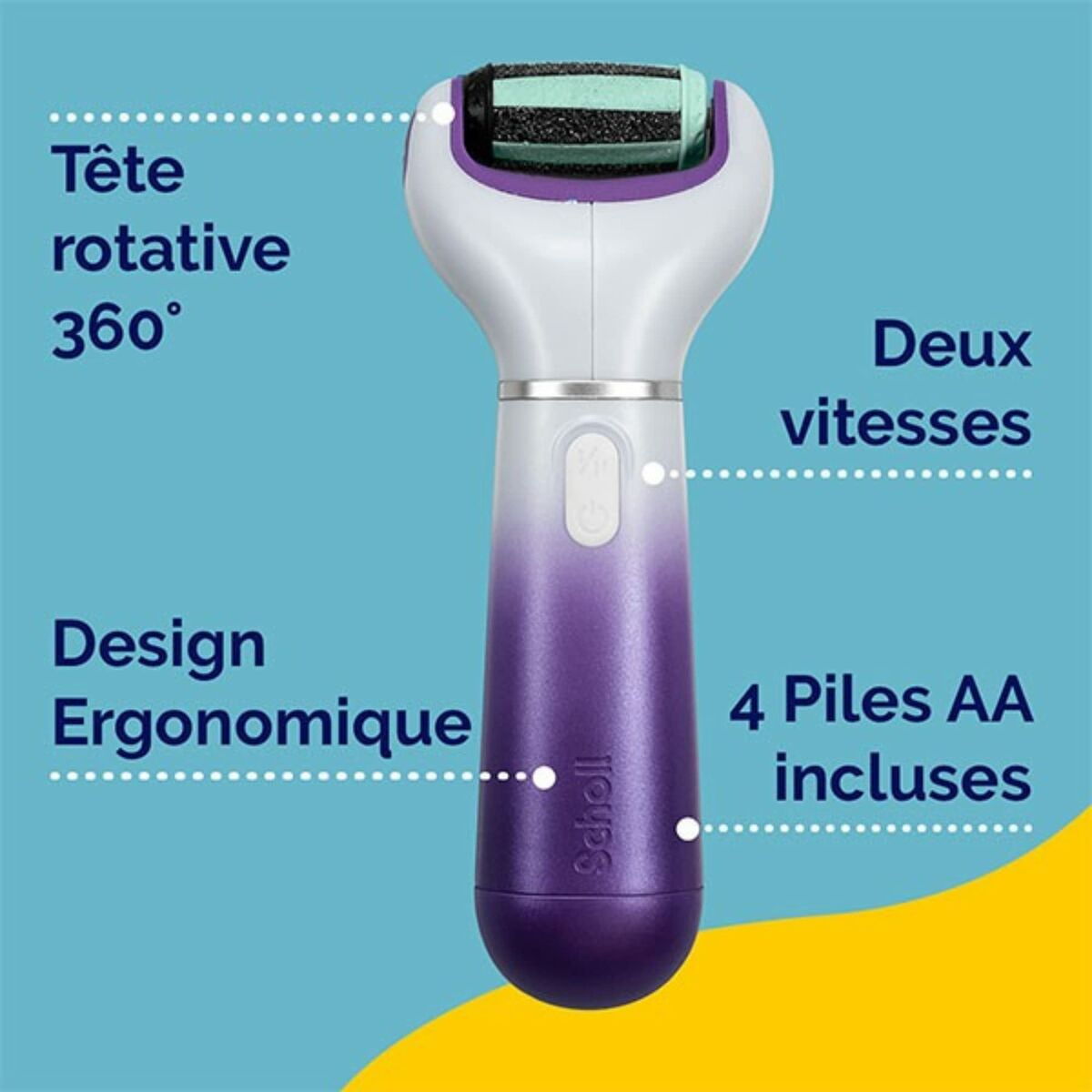 Elektrische Vijl voor Eelt Scholl EXPERT CARE 2 in 1