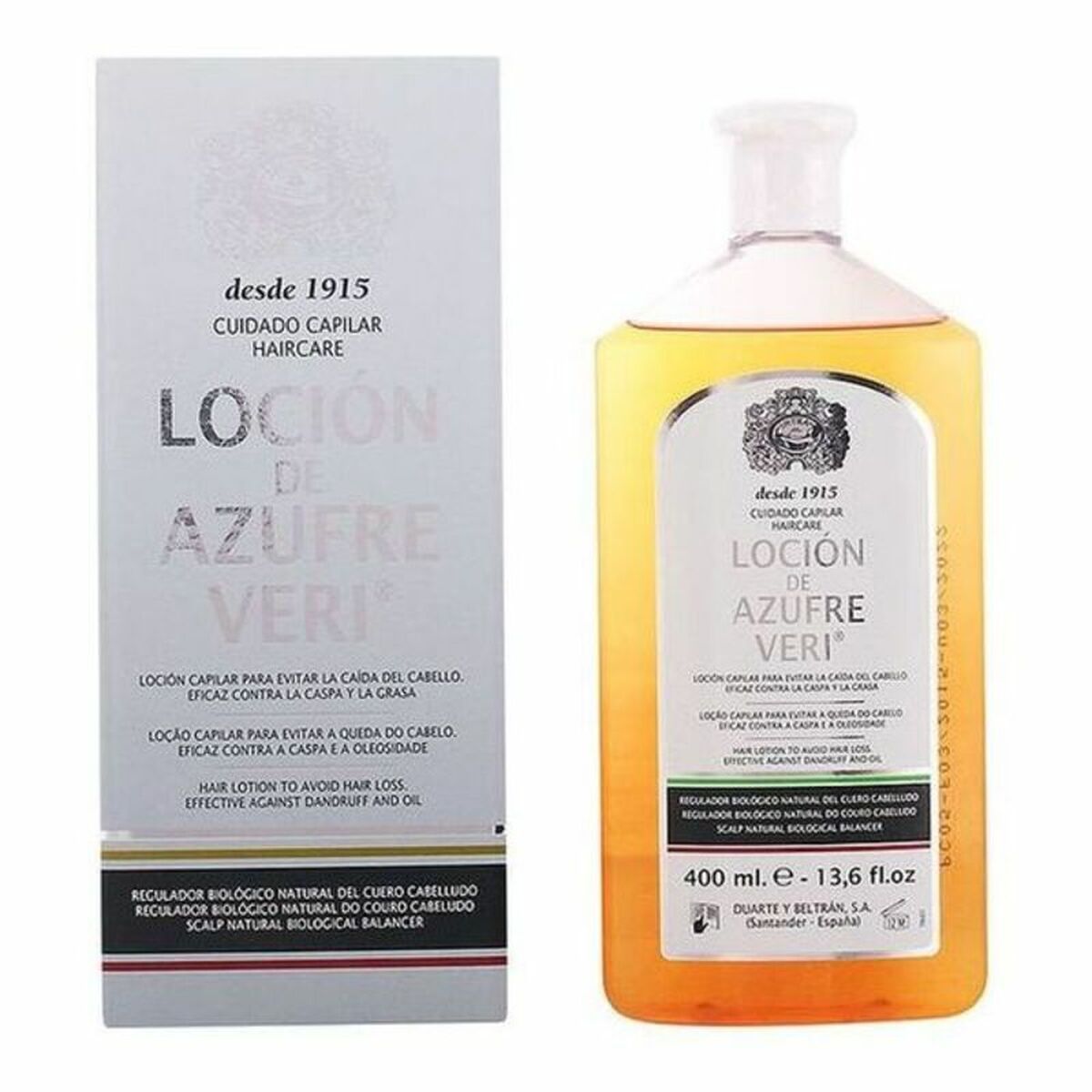 Anti - Haarverlies Lotion Azufre Veri Azufre Veri 750 ml - Schoonheid, Haarverzorging - Azufre Veri