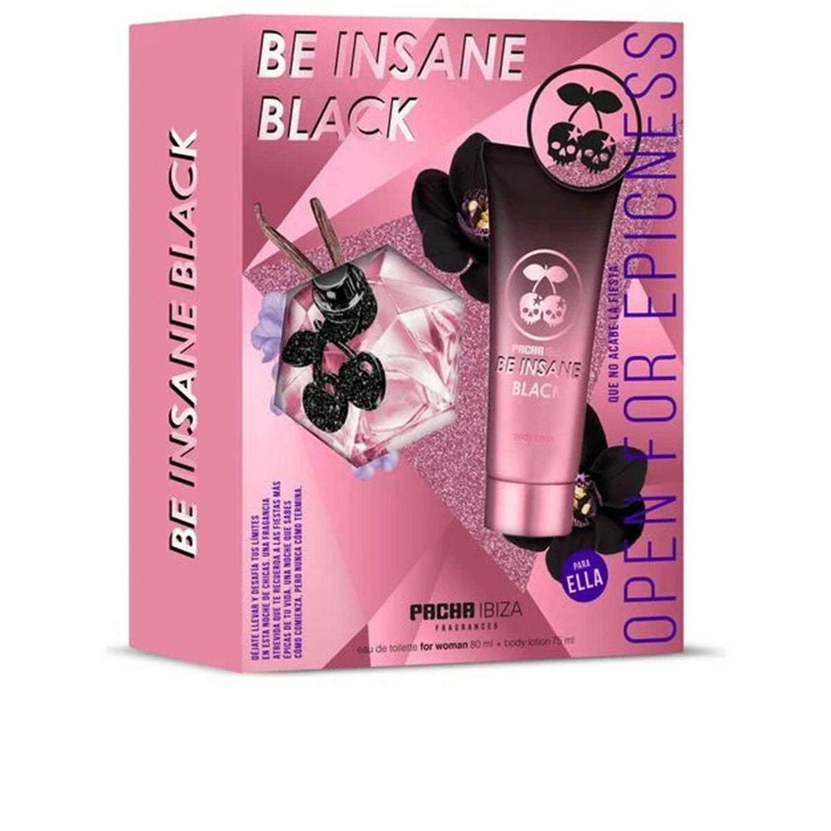 Parfumset voor Dames Pacha Ibiza Be Insane Black 2 Onderdelen - Schoonheid, Parfums en geuren - Pacha