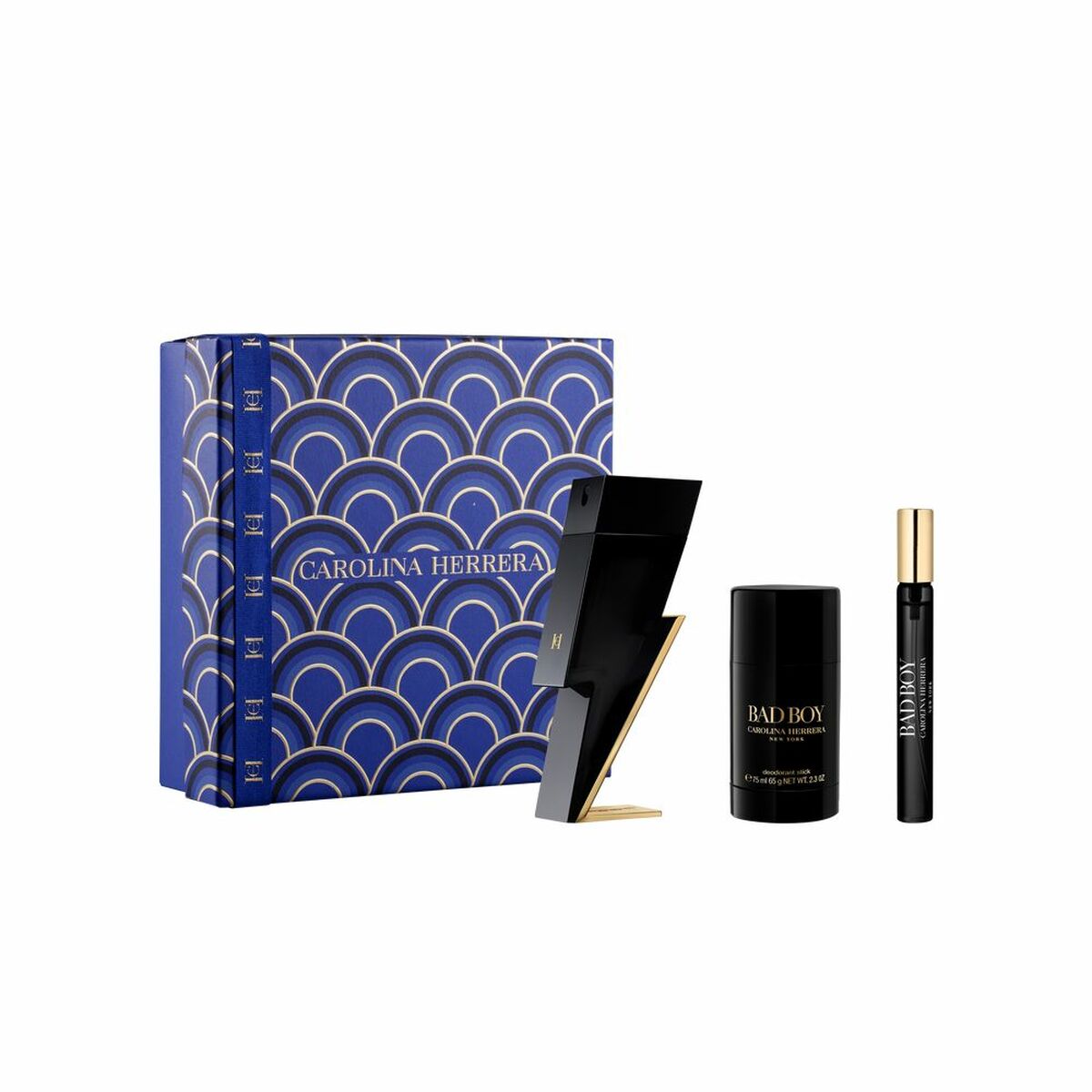 Parfumset voor Heren Carolina Herrera Bad Boy EDT 3 Onderdelen - Schoonheid, Parfums en geuren - Carolina Herrera