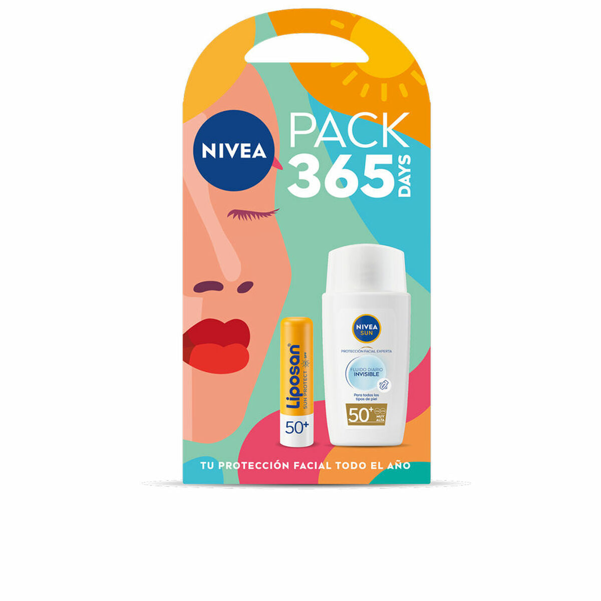 Body Zonnebrandspray Nivea Liposan Spf 50 Spf 50+ 2 Onderdelen