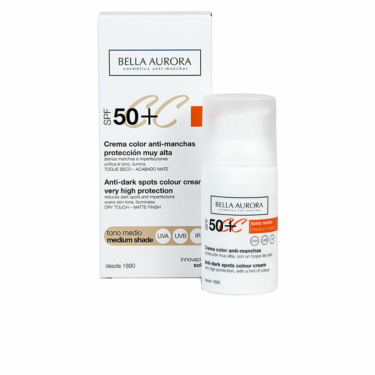 Anti Donkere Vlekken Crème Bella Aurora 2526112 30 ml Medium Huidskleur - Schoonheid, Huidverzorging - Bella Aurora