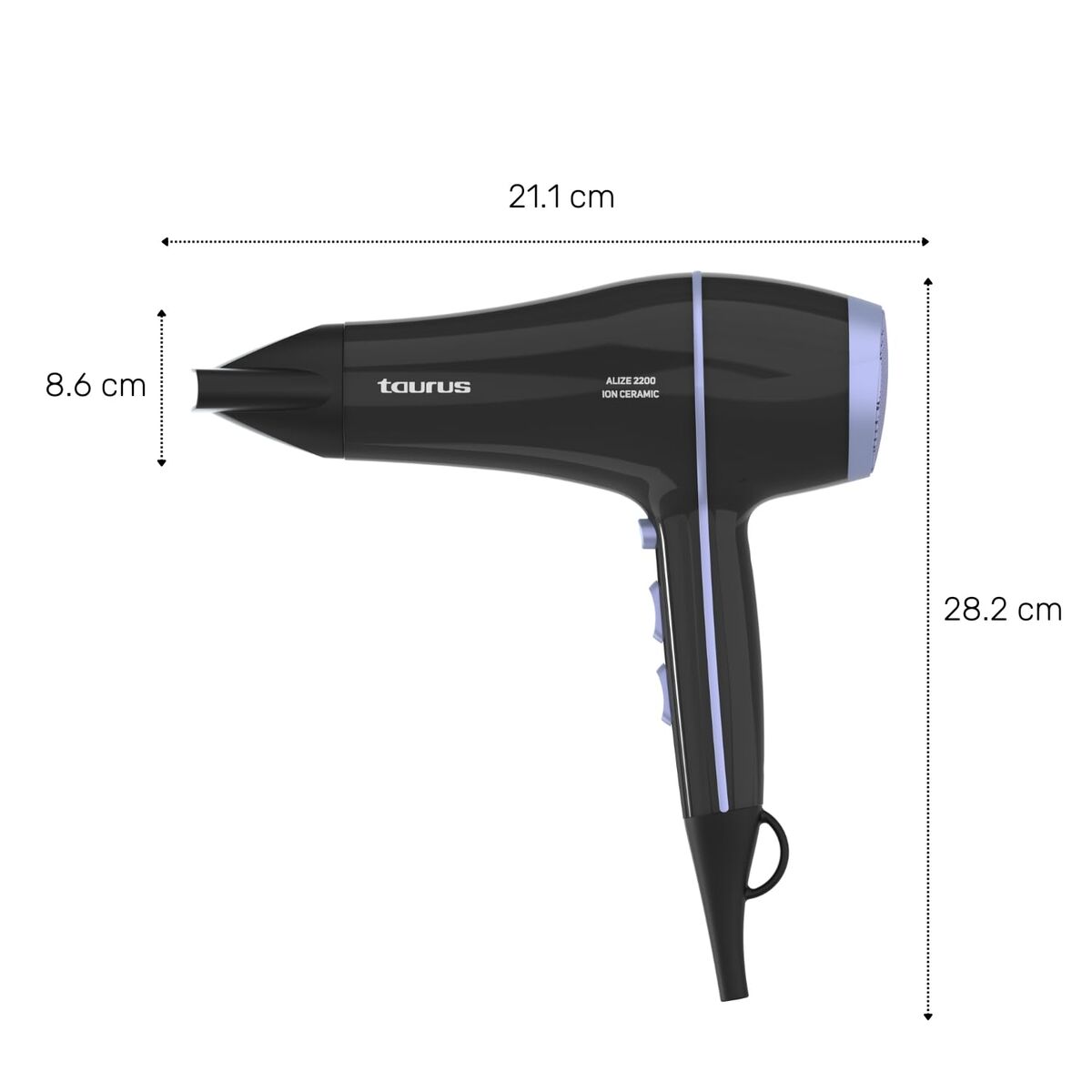Föhn Taurus 900120 Zwart 2200 W - Schoonheid, Haarverzorging - Taurus