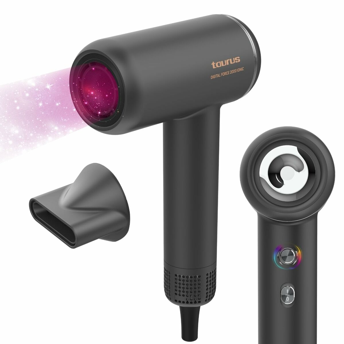 Föhn Taurus FORCE 2000 IONI Zwart 1800 W