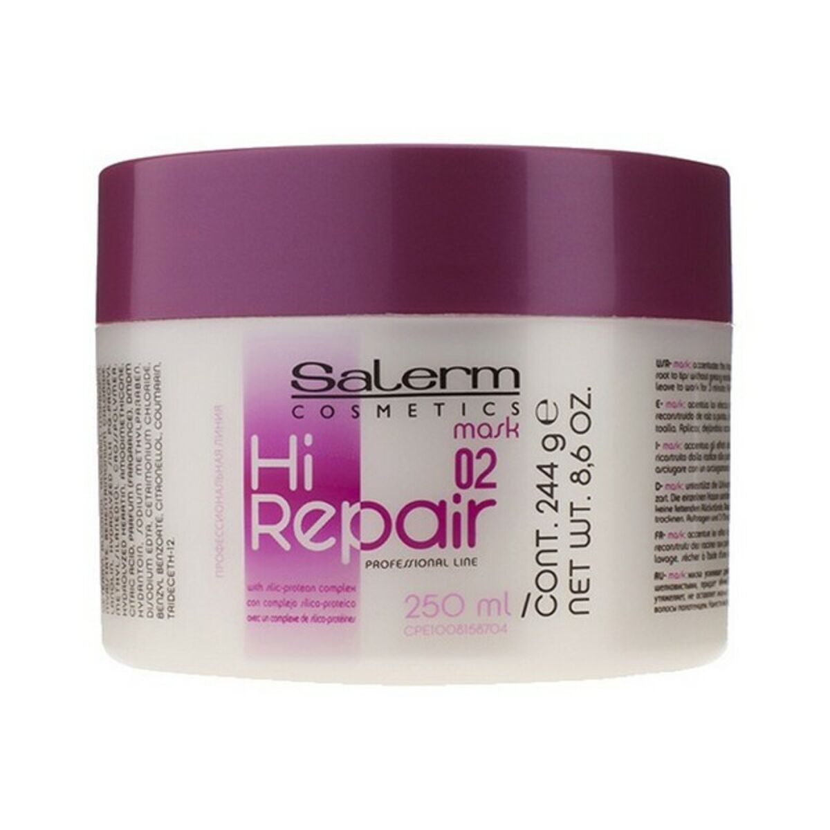 Herstellend Haar Masker Hi Repair 02 Salerm Hi Repair (250 ml) 250 ml - Schoonheid, Haarverzorging - Salerm