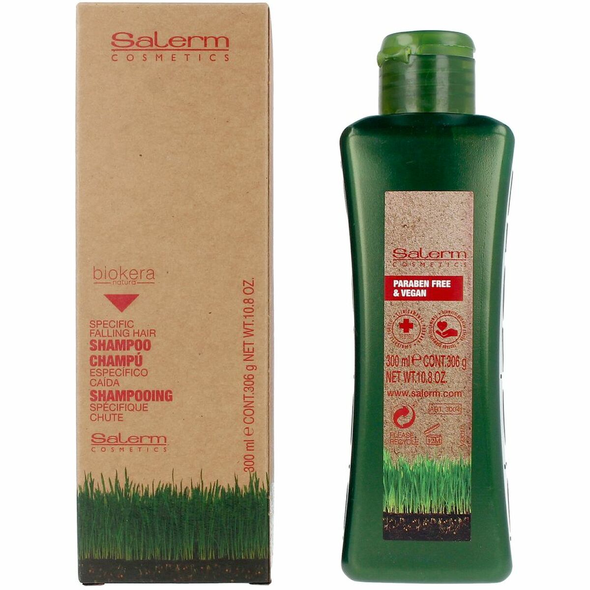 Anti - Haarverlies Shampoo Salerm Biokera 300 ml - Schoonheid, Haarverzorging - Salerm