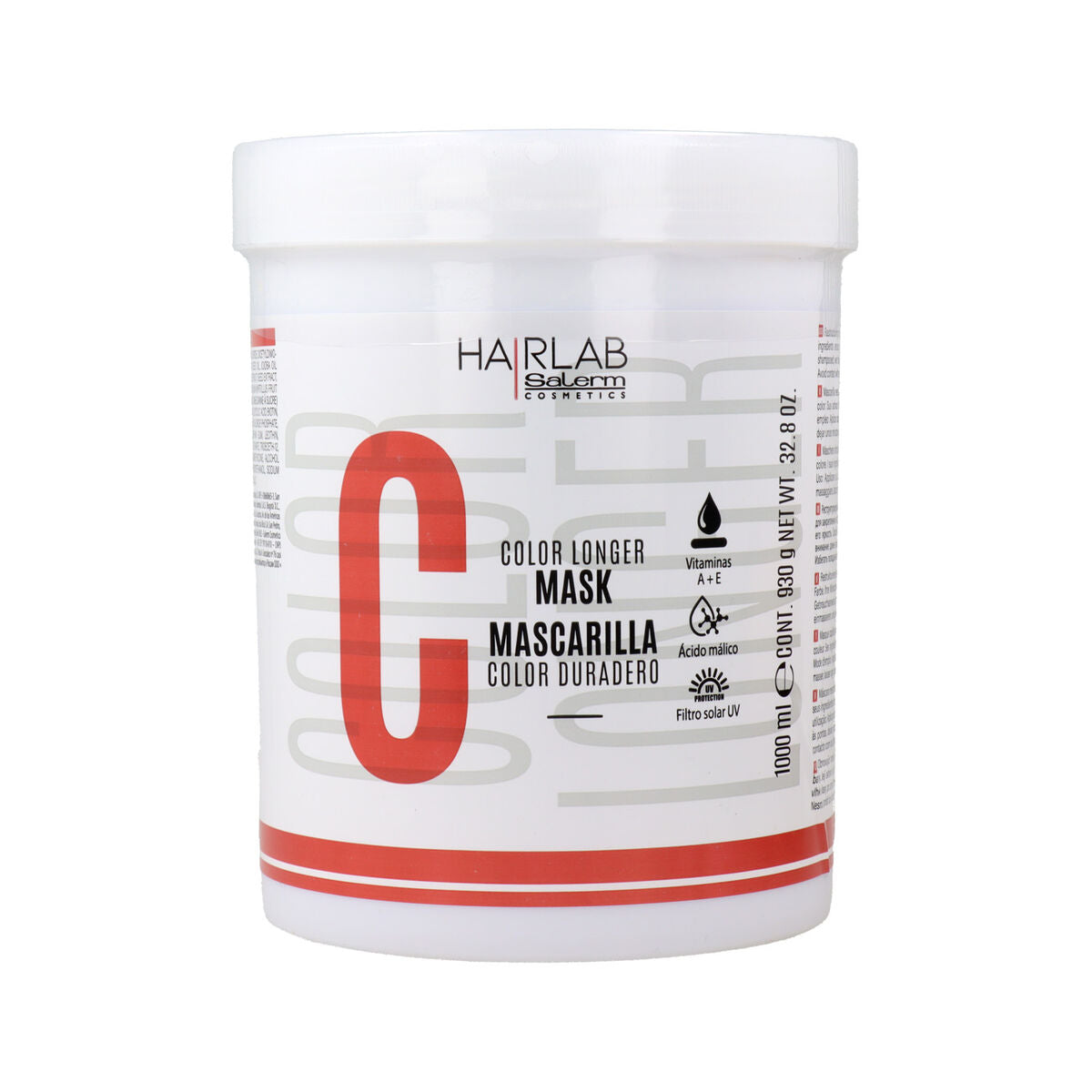 Haarmasker Salerm Hair Lab 1 L Gekleurd Haar - Schoonheid, Haarverzorging - Salerm