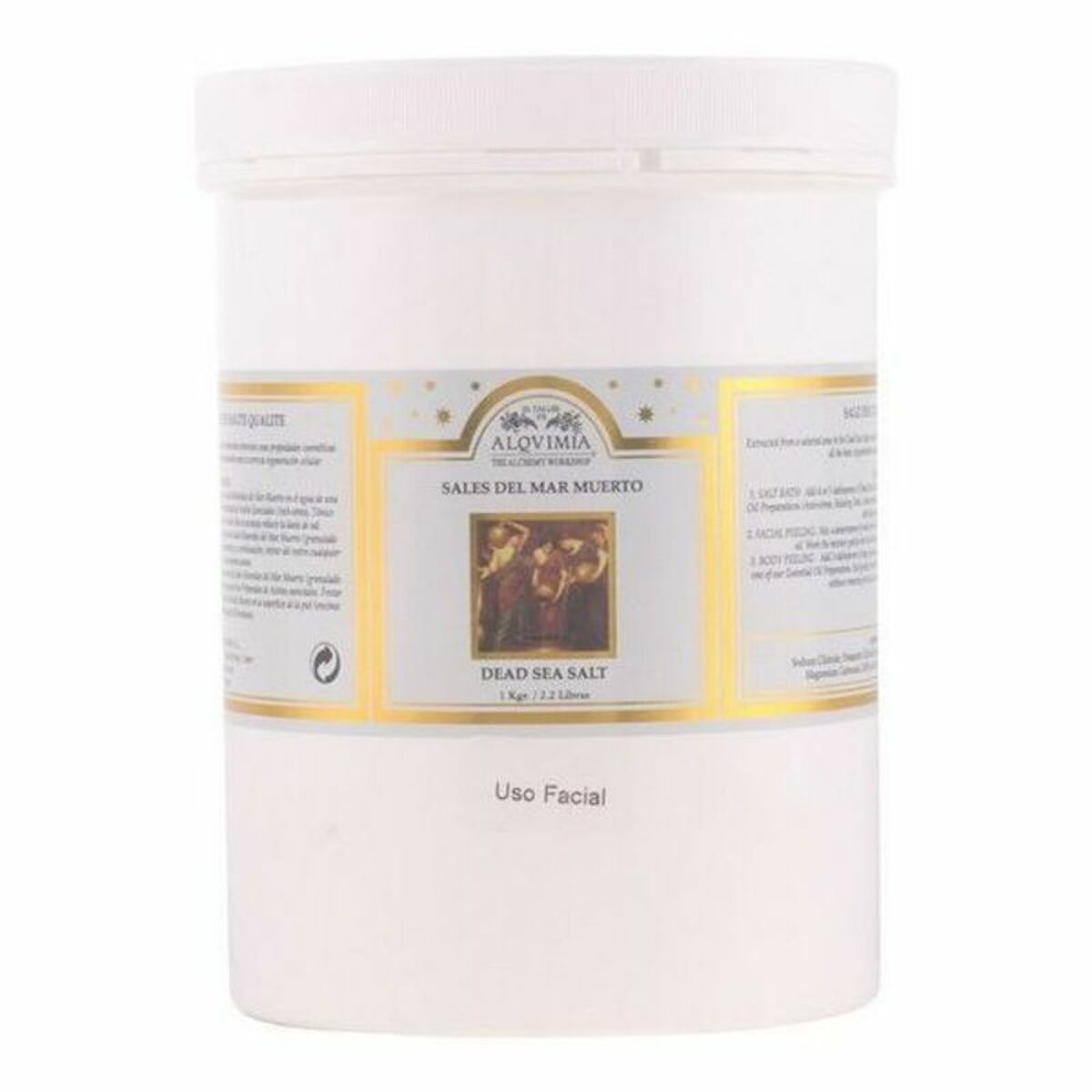 Dode Zeezout Gezicht Alqvimia (1 kg) - Schoonheid, Baden en persoonlijke hygiëne - Alqvimia