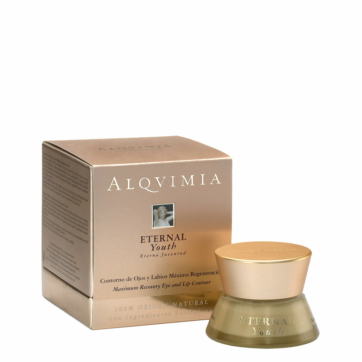 Anti-Aging Crème voor Oog en Lip Controur Alqvimia ETERNAL YOUTH 15 ml