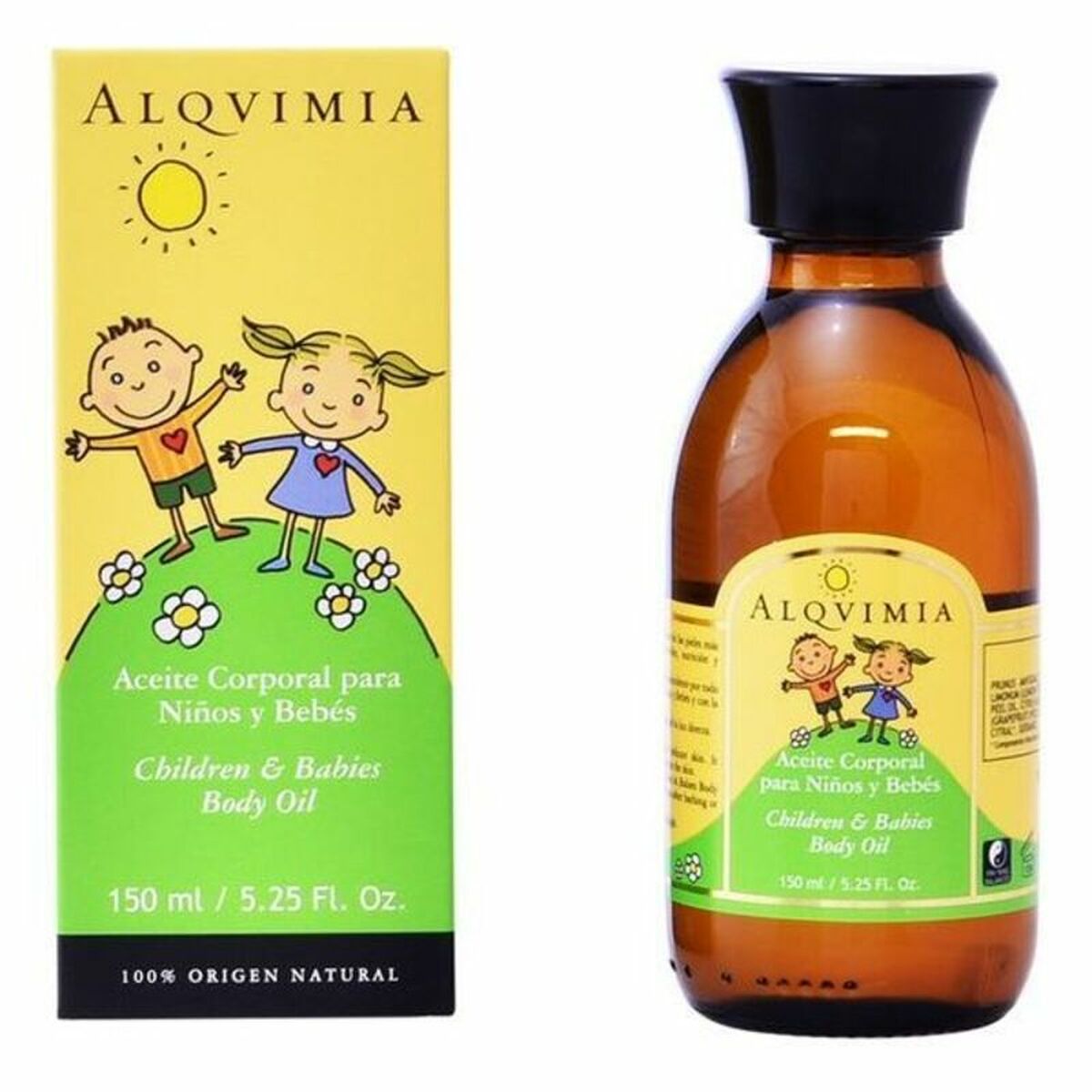 Lichaamsolie voor kinderen en babies Body Oil Alqvimia - Baby, Hygiëne en verzorging - Alqvimia