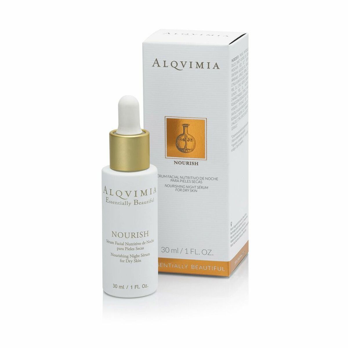 Herstellende Nachtserum Nourish Alqvimia (30 ml)