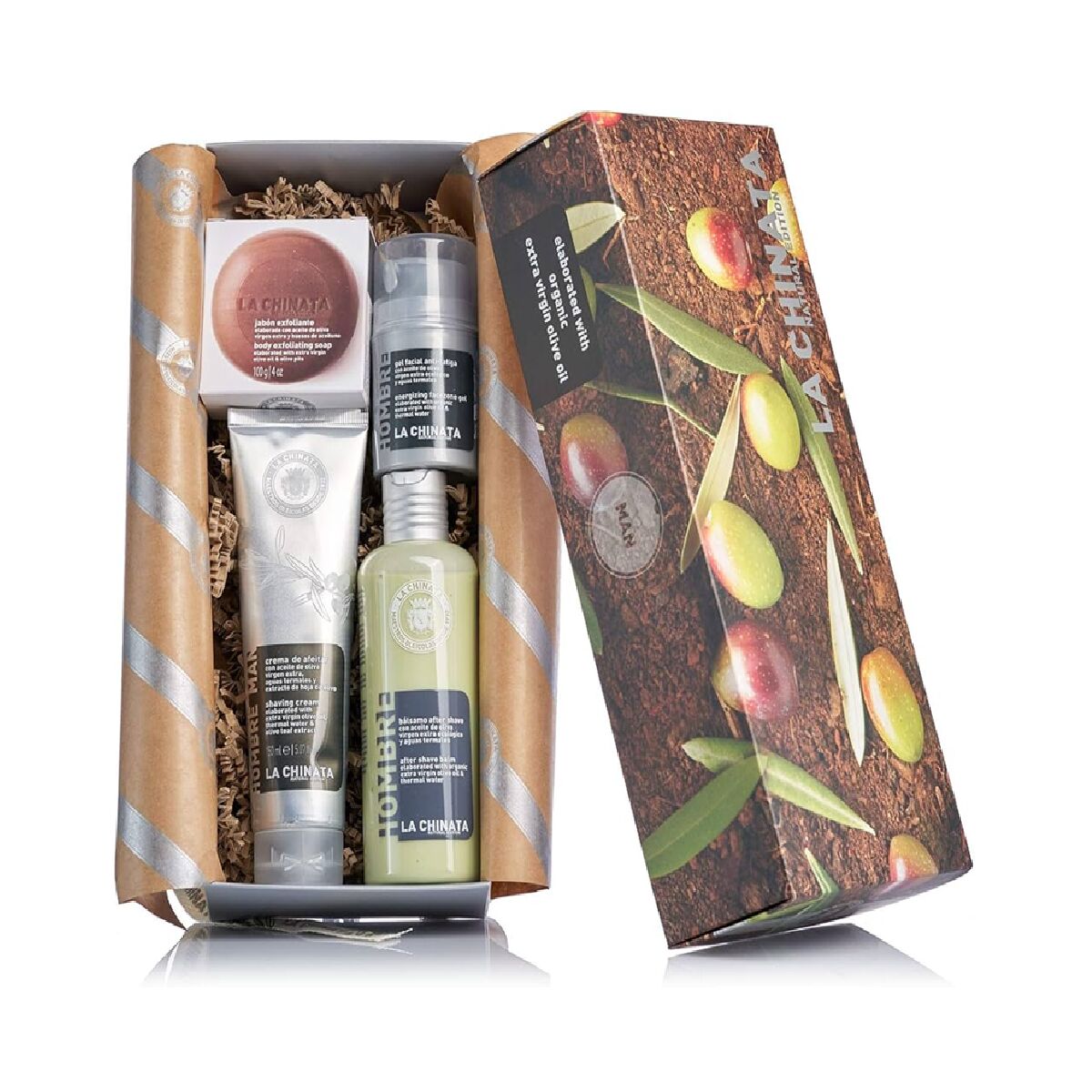 Cosmeticaset voor heren La Chinata Small Gift 4 Onderdelen