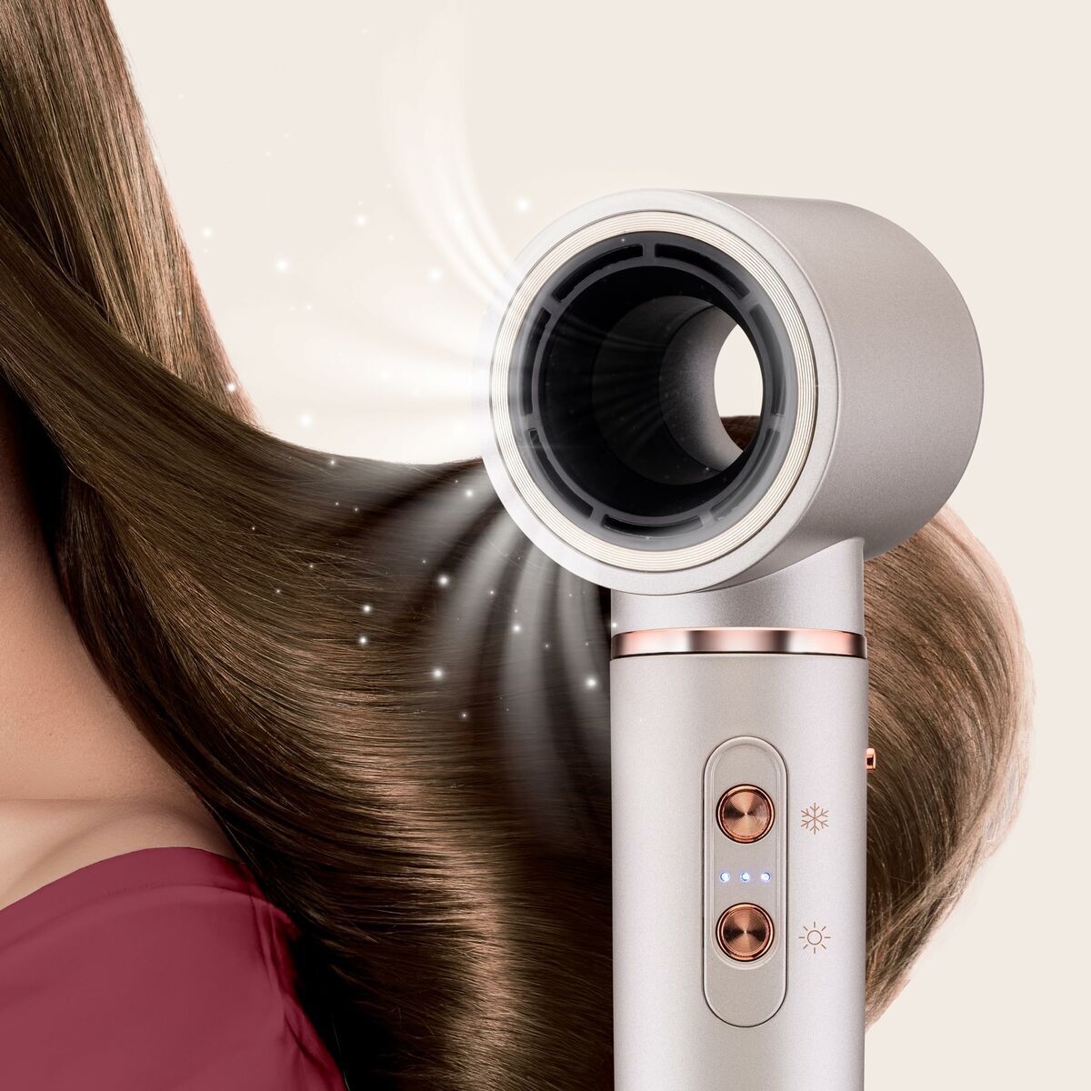 Krulijzer UFESA PRO GLAM TWIST Wit Zwart