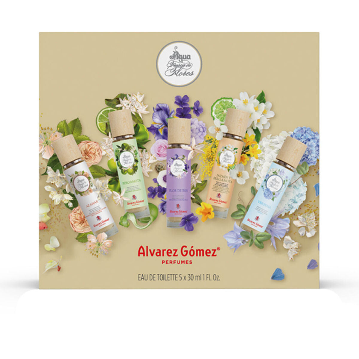 Parfumset voor Dames Alvarez Gomez AGUA FRESCA FLORES 5 Onderdelen